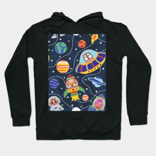 Astronaut Puppies Hoodie